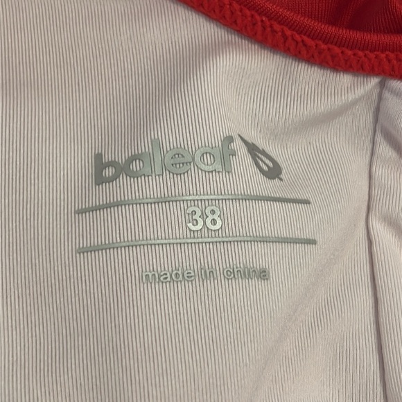 Baleaf Red Athletic Racerback UPF 50 One Piece Swimsuit Women Size 38 NWT - Picture 9 of 16